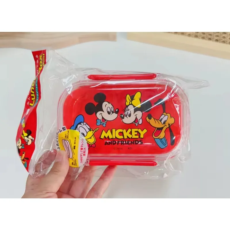 Disney the Mickey Minnie Mouse Bentos Box Cartoons student's Fruit Box Cute Toys Story Portable Mini Students a Small Lunch Boxs
