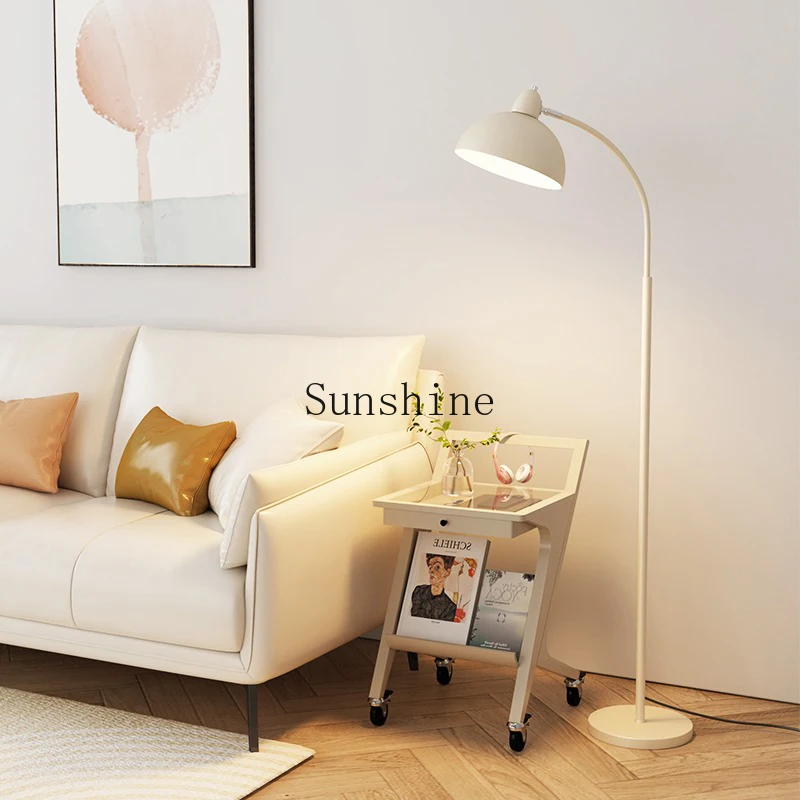 Floor lamp living room cream wind sofa side ornament bedroom bedside children's room Internet celebrity ins wabi sabi stand lamp