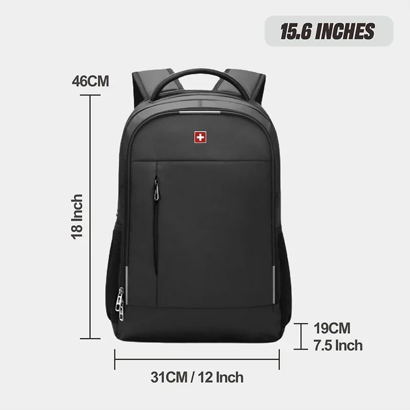 Men Laptop Backpack Waterproof Anti Theft USB Bag Large Capacity Fashion School Backpack Travel Backpack Back Pack Mochila