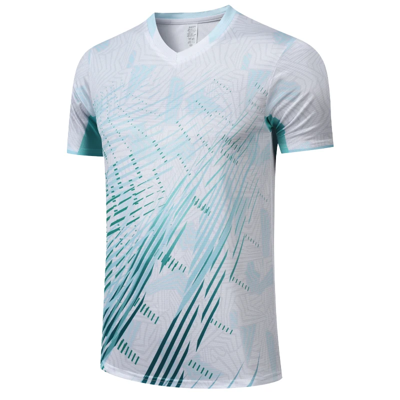 Badminton Men Shirts Training Table Tennis 3D Print Quick Dry Breathable Short Sleeve Outdoor Extreme Fashion Running Tee