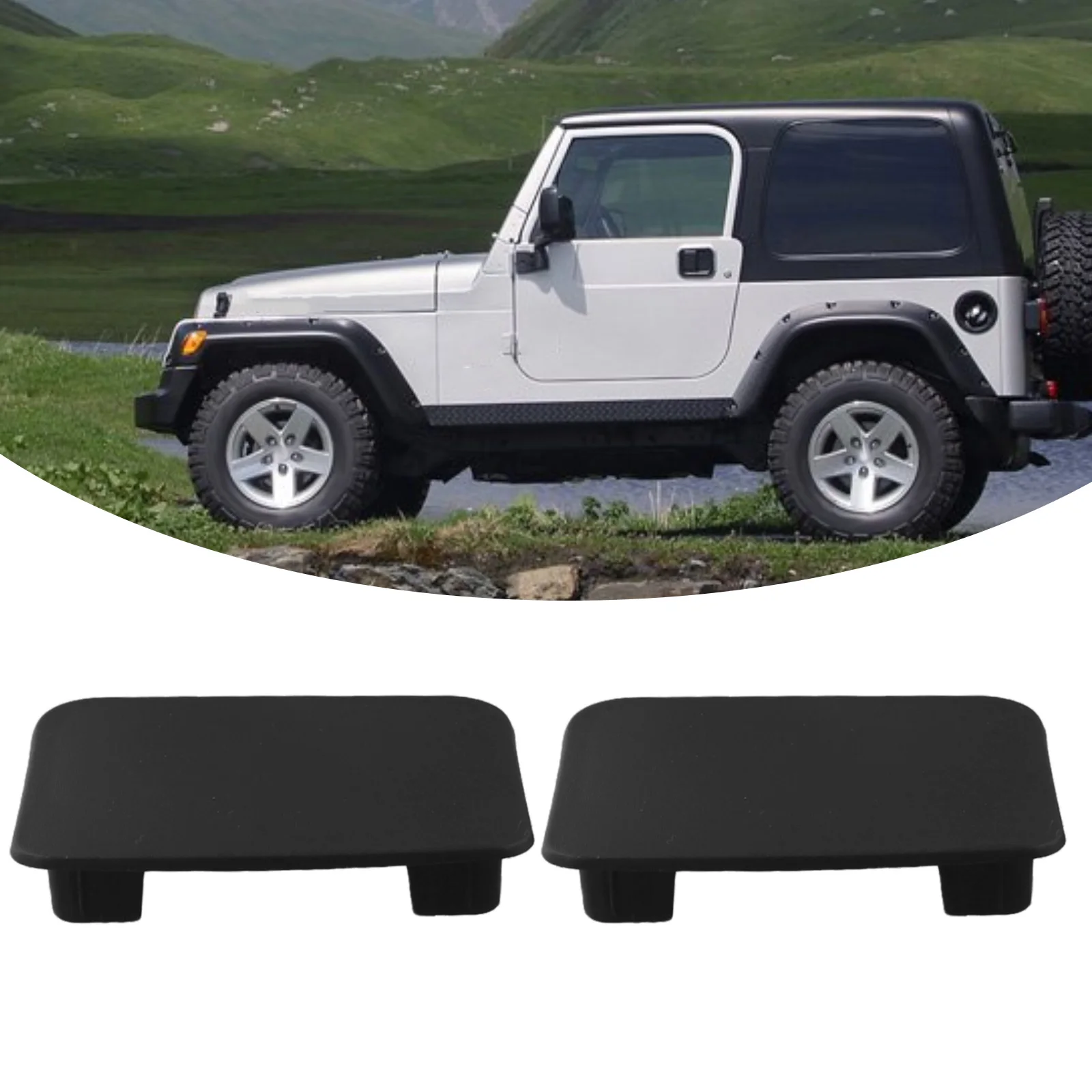 

2pcs Rear Bumper End 55078139AA for Jeep For Wrangler TJ 1997 2006 Left and Right Side Vehicle Replacement Parts