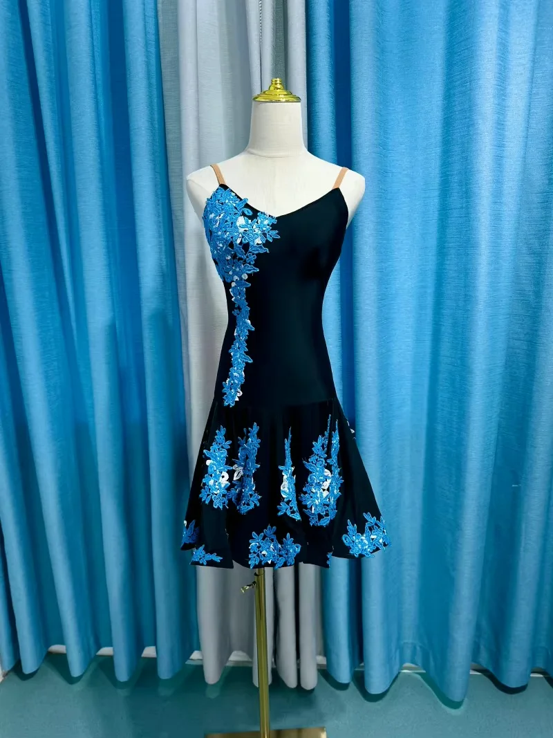 Professione Gonna da ballo latino Adulto di alta qualità a basso prezzo Latin Rumba Abito da ballo latino Gonna da ballo latino standard Samba