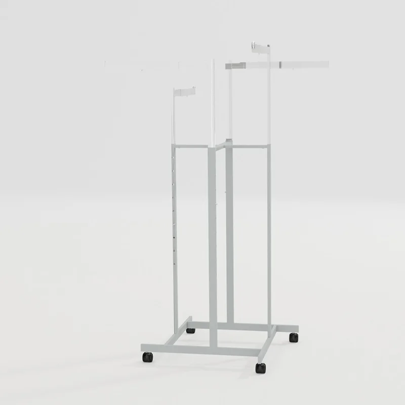 أجهزة خزانة ملابس فولاذية قابلة للتعديل بأربعة أذرع ذات سعة عالية، تصميم وظيفي قابل للإزالة