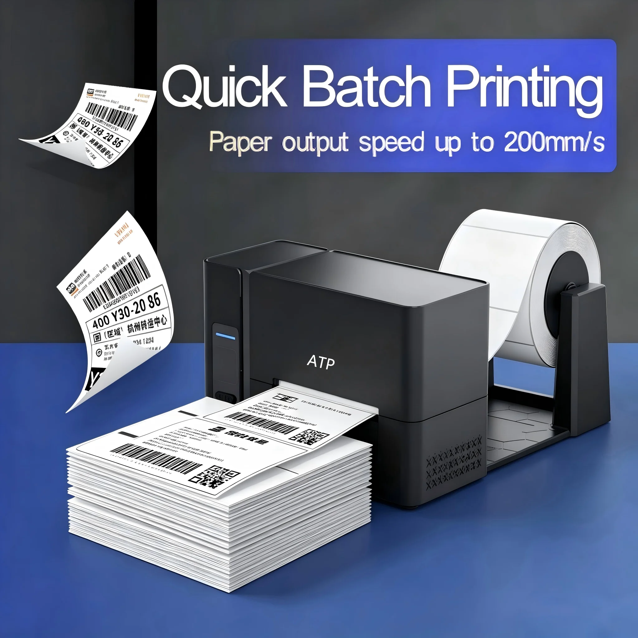 Lower Price ATP High-Efficiency Industrial Thermal Printer TF402 203Dpi Barcode Printer In Stock
