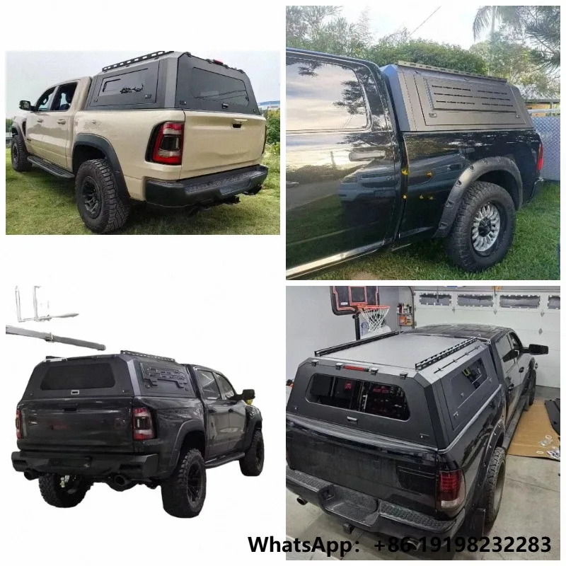 Weather Resistant Low Profile Truck Cargo Cover for RAM 1500 Overland Style Cargo Box Modification STVF1C6