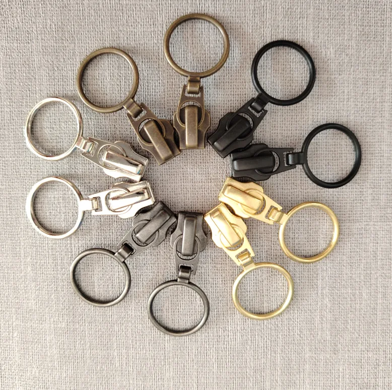 

Genuine YKK No. 5 Metal Zipper Self-lock, Unlocked Slider, Various Styles of Clothes and Bags 15pieces