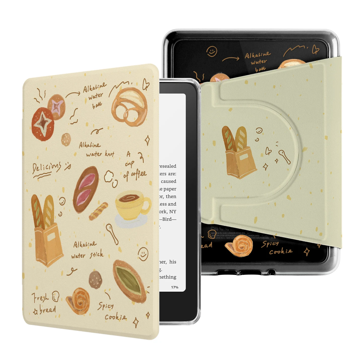 

Магнитный съемный акриловый чехол для 7-дюймового Kindle Paperwhite 12-го поколения, Paperwhite 1/2/3/4 (2018) - 360° ° Поворотный механизм, автоматическое включение/выключение экрана