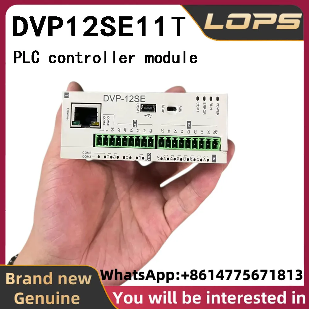 DVP12SE11T brand new original Delta PLC controller module with Ethernet interface in stock, welcome to inquire.