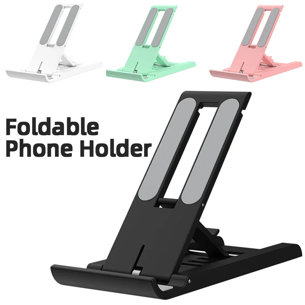 Foldable Desktop Phone Holder Portable Mini Moblie Phone Stand For Xiaomi iPhone Samsung Mobile Phone Support Telephone Holder