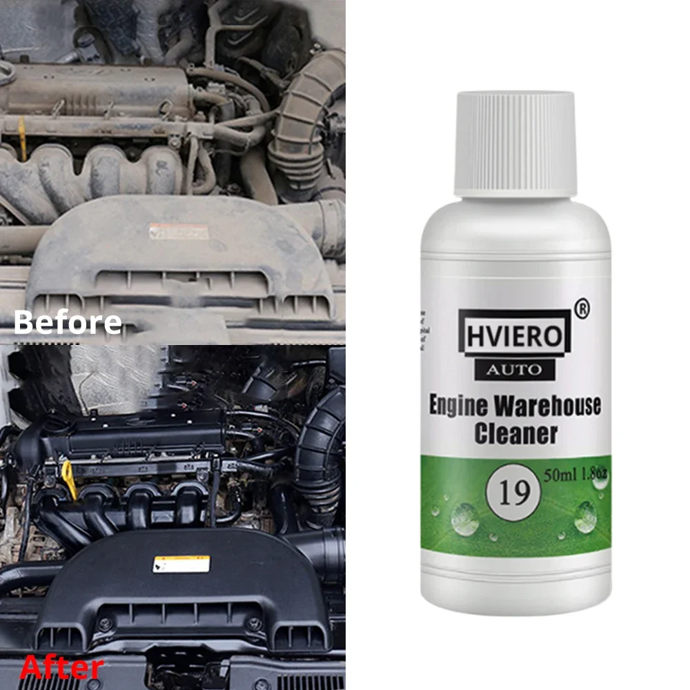 HVIERO-19 Engine Compartment Cleaner Removes Heavy Oil Automotive Cleaning Kits Decontamination Practical High Quality Car Care