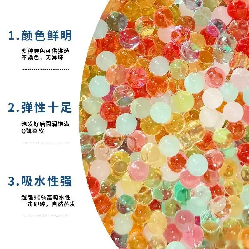 50000 7-8mm Blaster Pistola a gel Munizioni per pistola Glock Pistole giocattolo Perline a sfera d'acqua AK47 Gelblast M416