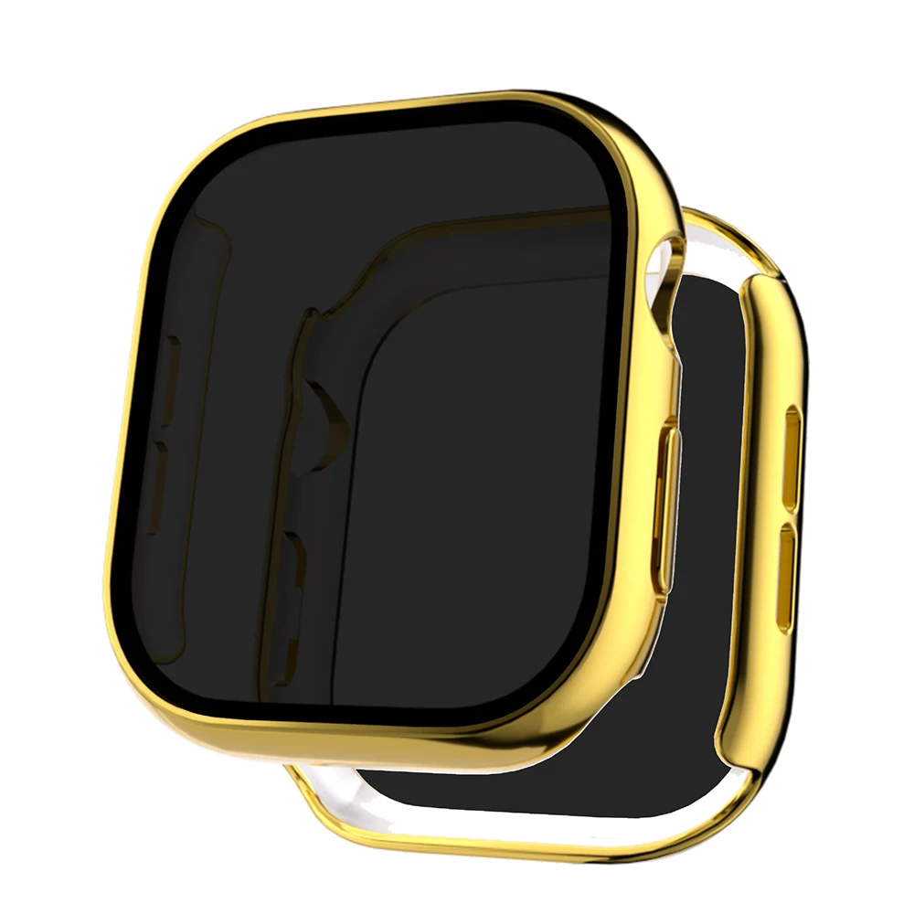 Funda protectora de pantalla de privacidad para Apple Watch 45mm 40mm 41mm 44mm 42 46mm cubierta protectora de parachoques para iWatch 10/9/8/7/6/5/4/SE