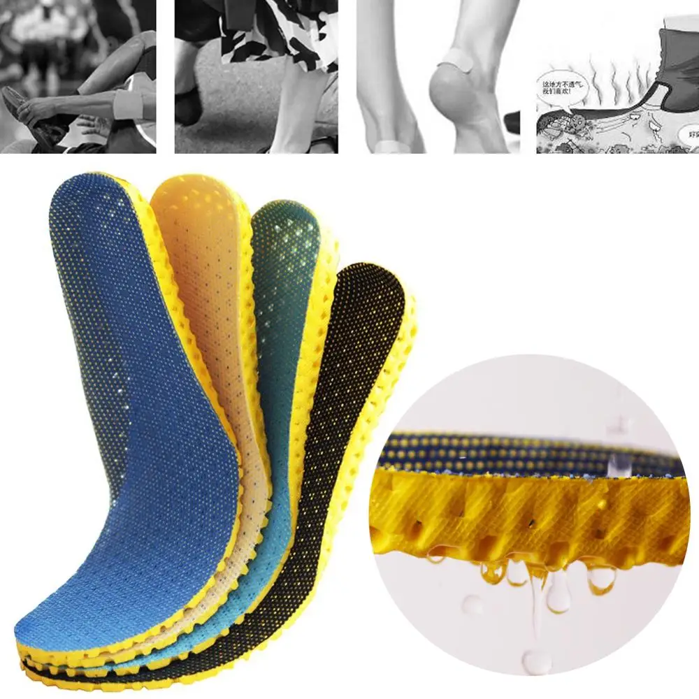 1 زوج سميكة نعل الحذاء تقويم العظام إكسسوارات أحذية النعال وسادة فوم للإغاثة من ألام الظهر الرياضة السلامة قوس دعم فوطة صحية الرجال امرأة