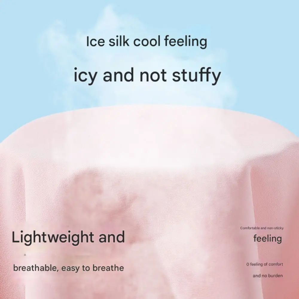 

Ice Silk Children Sun Protection Mask Neck Protection UPF50+ Anti-UV Neck Scarf Breathable Dustproof Sunshade Face Mask Cycling