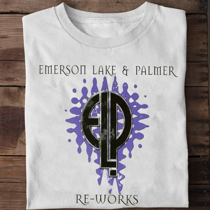 Elp Emerson Lake and Palmer Re Works  White T Shirt OM270