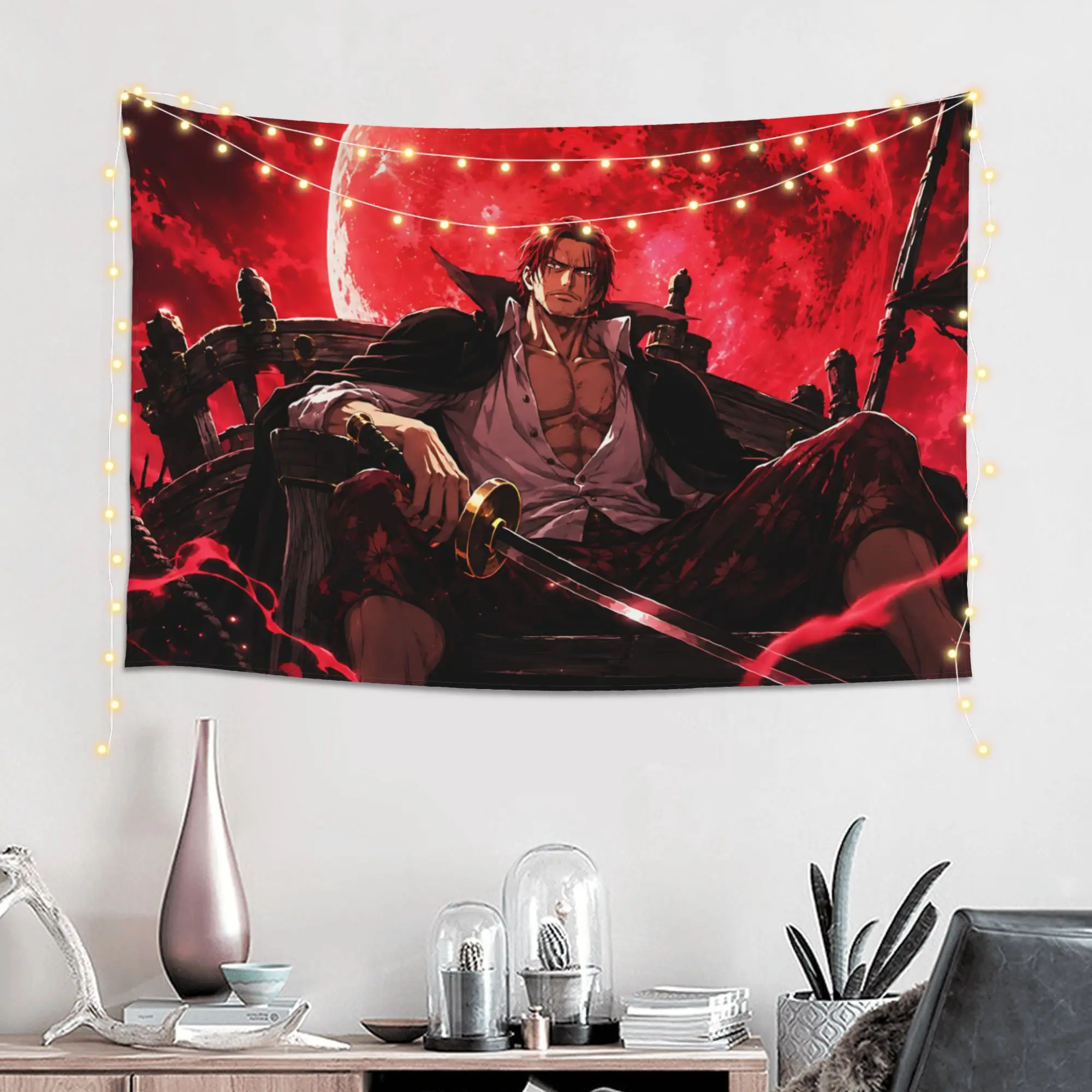 Customized Anime One Pieces Cutecore Tapestry  Wall Hanging Blanket Tapestry Home Decor Items Wall Decorations