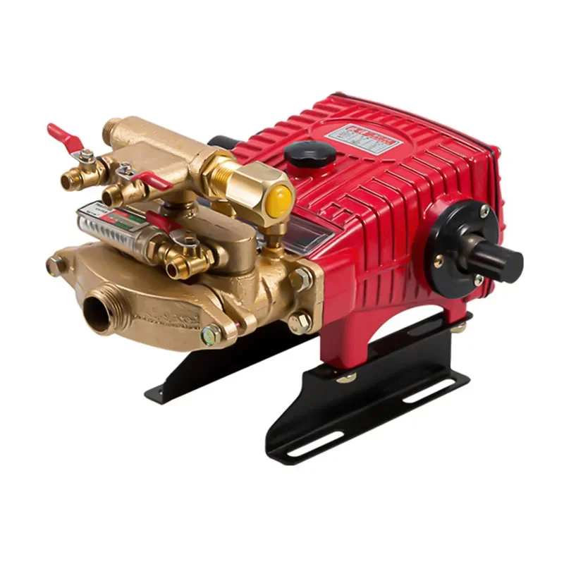 

26/60 сельскохозяйственный трехцилиндровый насос для очистки высокого давления, распылительная машина, озеленение садового насоса под давлением, головка насоса для мойки автомобиля