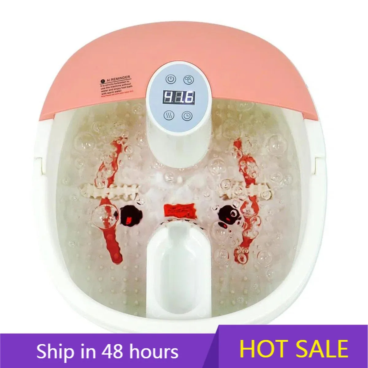 

YTYIN Portable Foot Bath Foldable Foot Bath Massager Detox Ionic Foot Spa Bath Massager