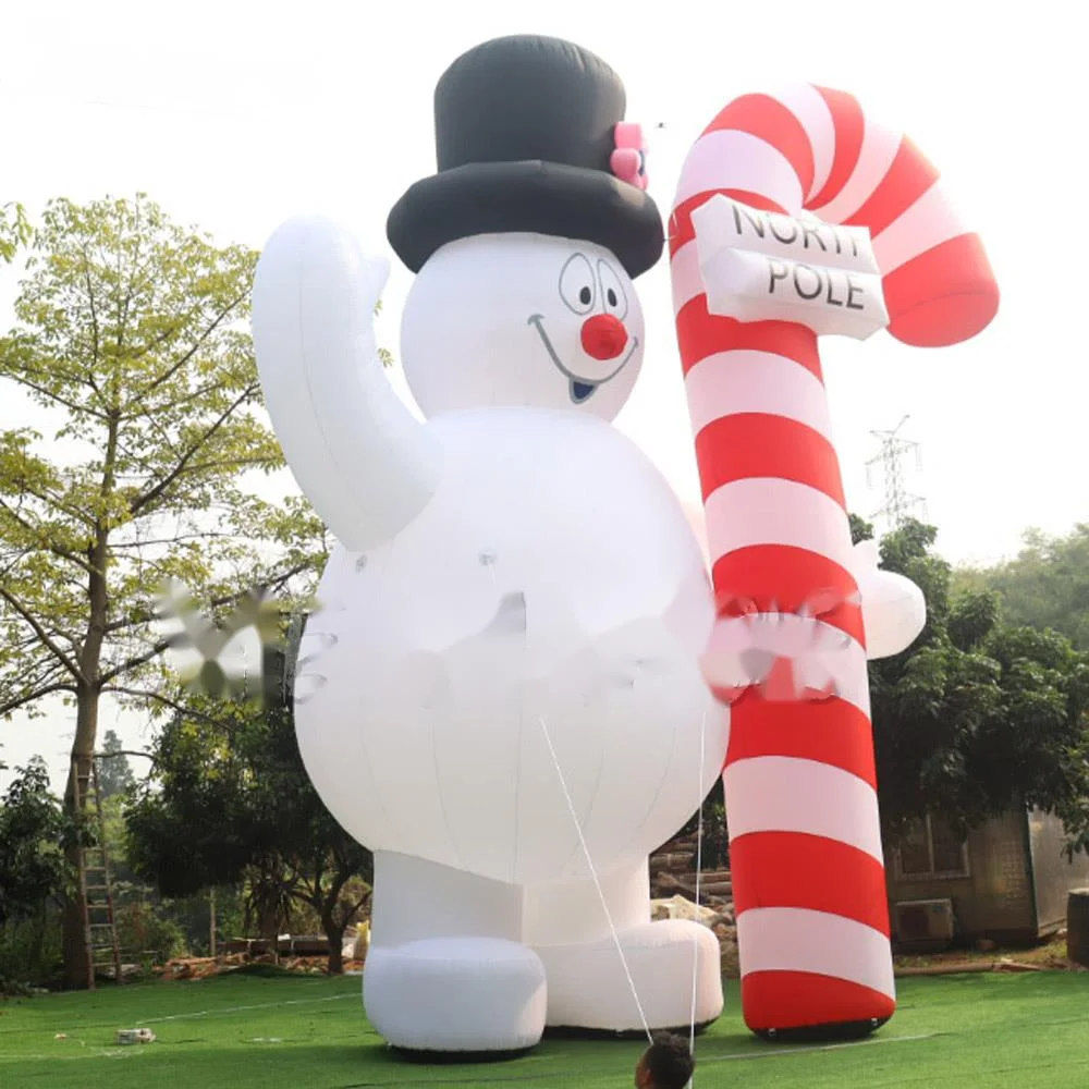 wholesale Celebrate Holidays giant Christmas inflatable snowman led lighted frosty snowmans for advertising Decoration outdoor