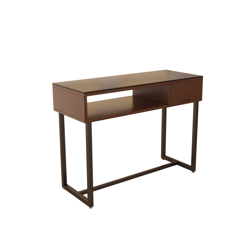 Retro Designer Manicure Table Aesthetic Simple Cleaning Organizer Art Nail Desk Makeup Nordic Tavolo Unghie Salon Furniture