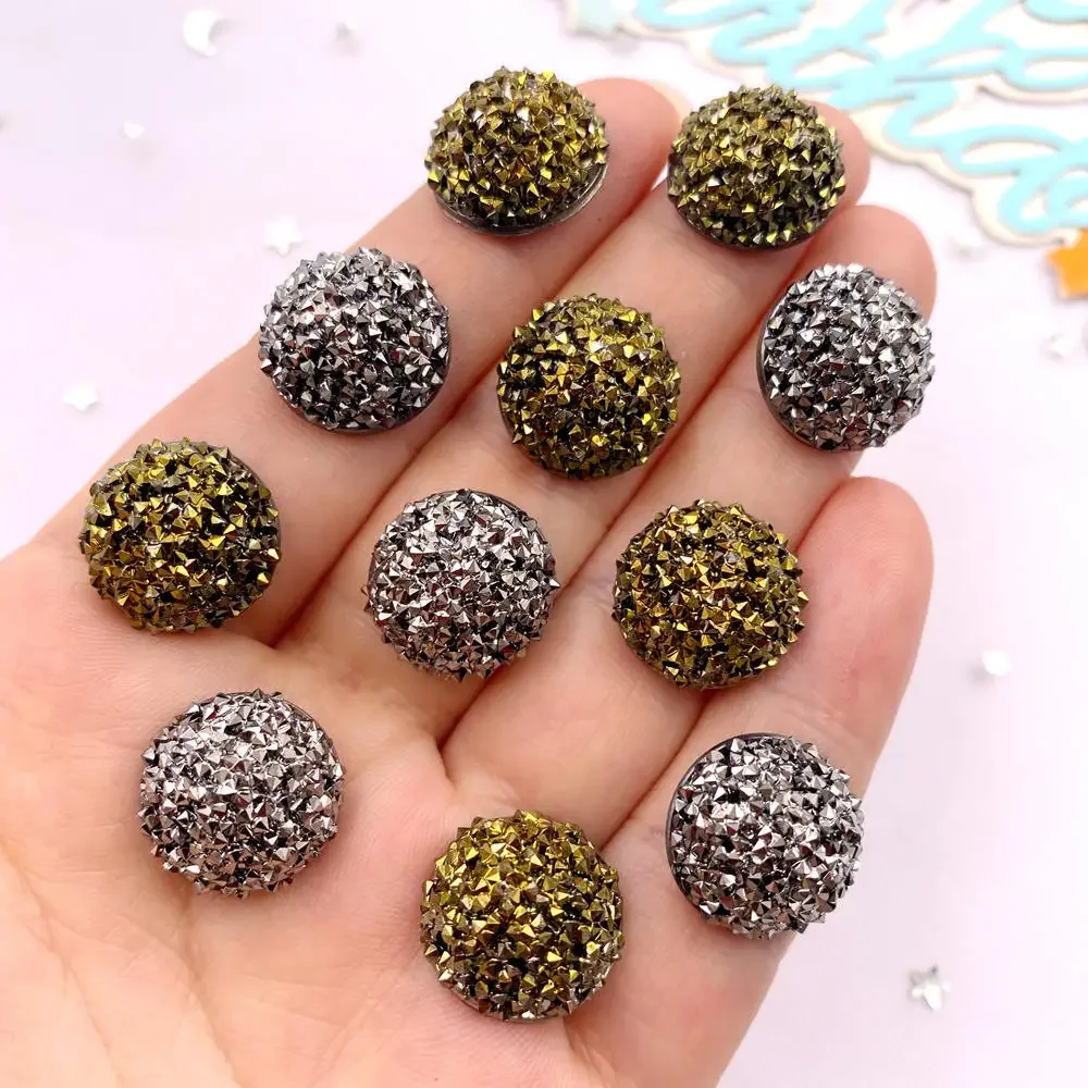 10 шт., выпуклые Круглые бриллианты 1,5 см