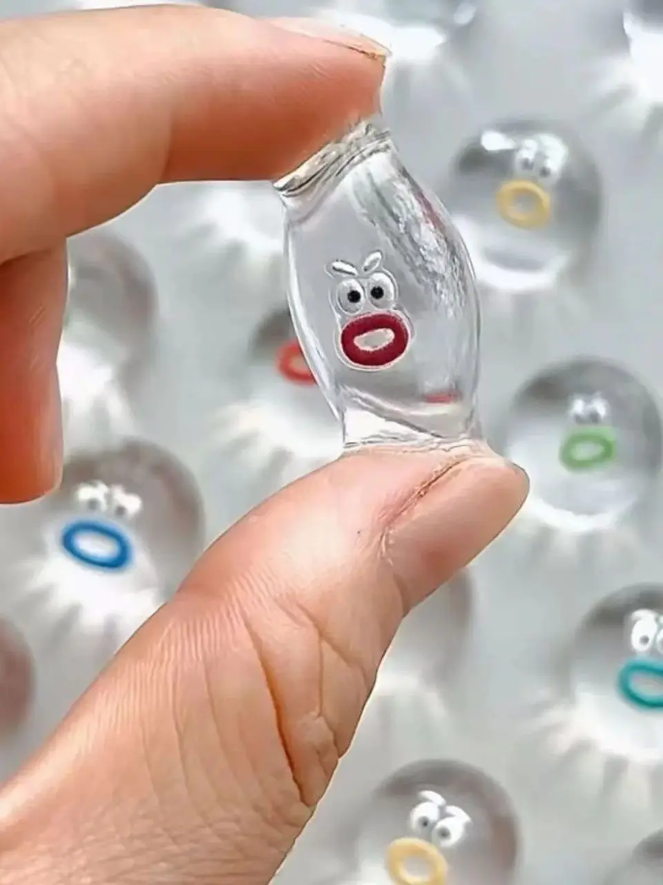 Mini Fidget mignon en Silicone, musique à pincer, jouets sensoriels, boule de jeu douce et amusante pour enfants, accessoires de bureau