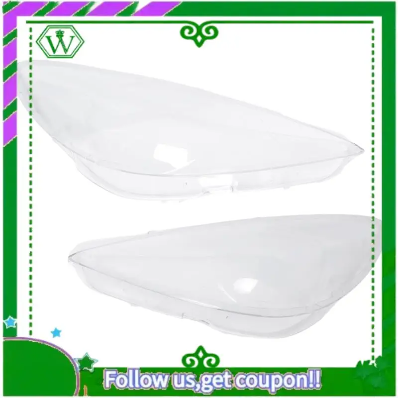 AC34-1 زوج سيارة الجبهة غطاء المصباح عدسة المصباح الأمامي قذيفة استبدال ل 307 2008 2009 2010 2011 2012 2013