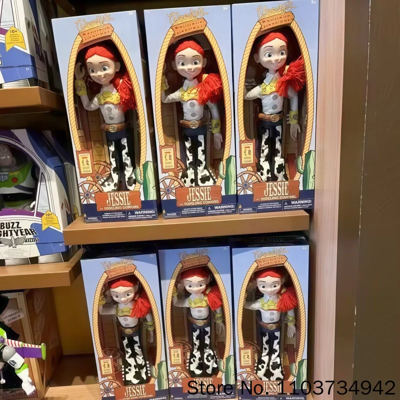 Disney Toy Story 4 Talking Woody Jessie Action Figures Collectible Model Toys For Home Decoration Adult Collection Gift