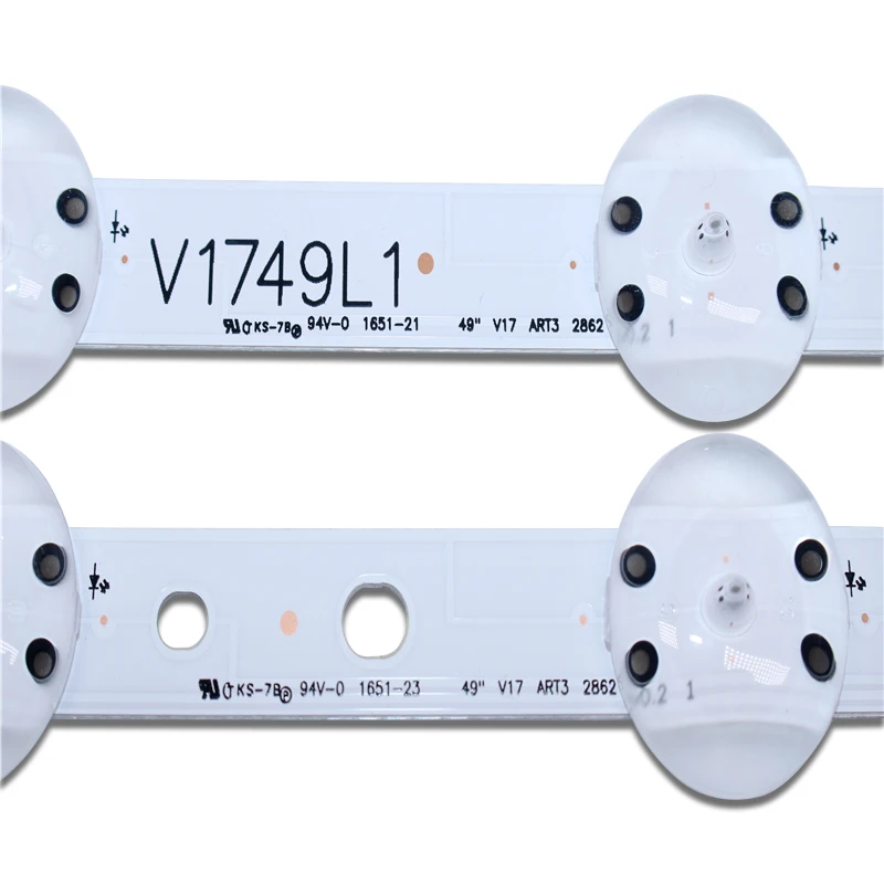 Светодиодная лента подсветки для 49UV340C 49LJ614V 49UJ6525 49UJ6585 49UJ6565 49UJ670V 49UJ701V V17 49 6916L-2862A 6916L-2863A - Замена