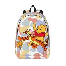 Vintage Famous Disney Animation Knapsack Hiking Large Capacity Winnie the Pooh Female Handbag Back To School Gift