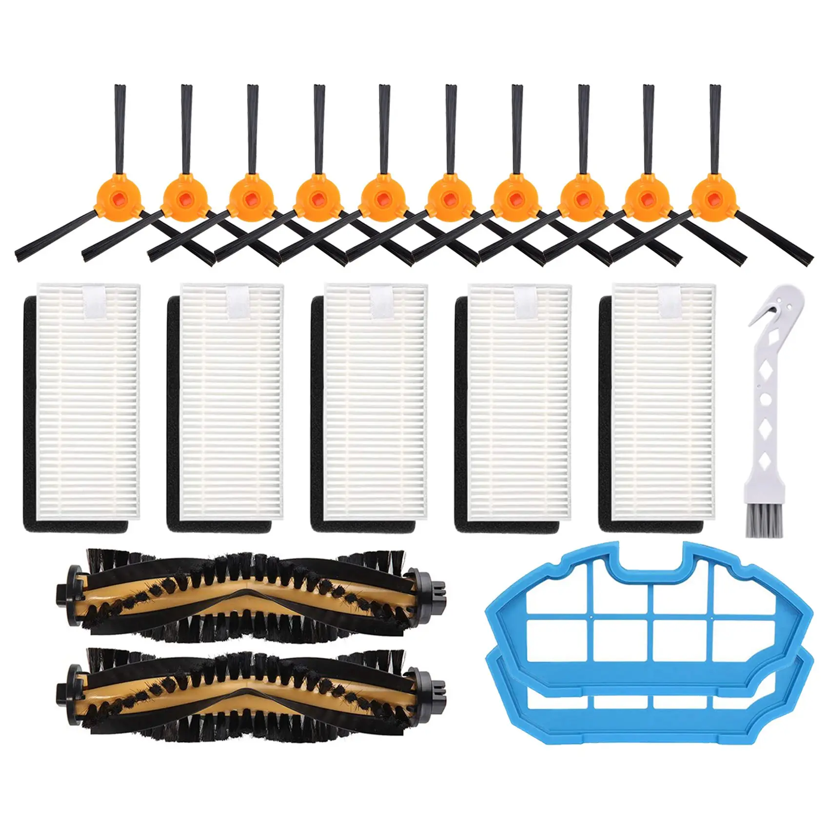 Replacement Accessories Kit for Ecovacs Deebot N79 N79S DN622 DN622.11 DN622.31 N79SE N79W Robot Vacuum Cleaner