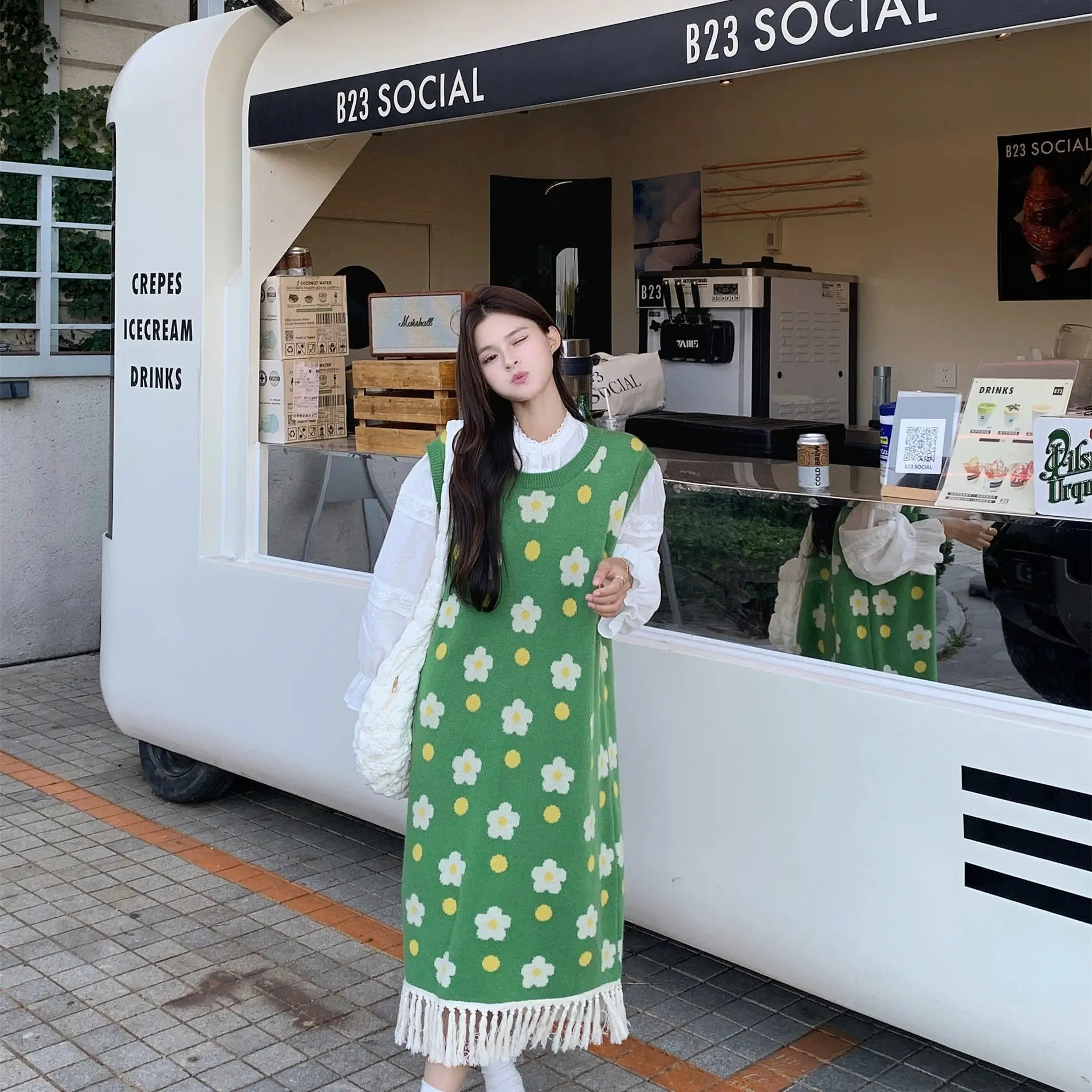 Knitted Sleeveless Dresses For Woman Party Wedding Womens Autumn Slim-Fitting Stand-Up Edgy Officewear V-Nek Casual Hooded Solid