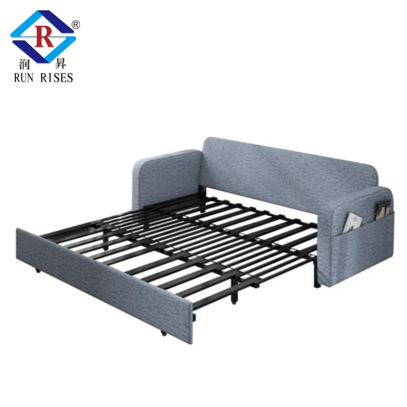 C80 New Style Design Iron Metal Bed Frame Multi-Functional Pullout Sofa For Bedroom Or Hotel PriceATV&UTV