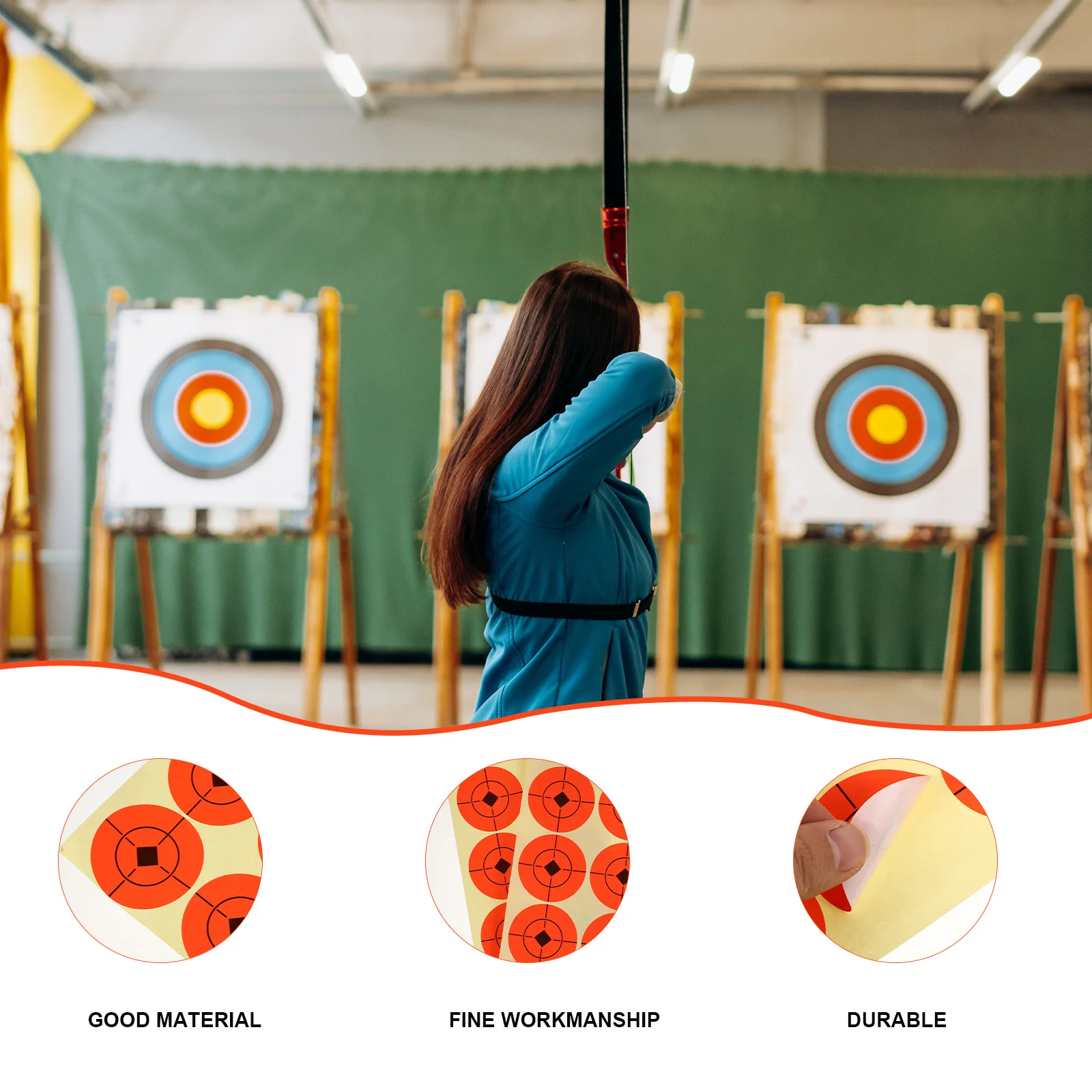 25 листов бумаги для стрельбы по мишеням