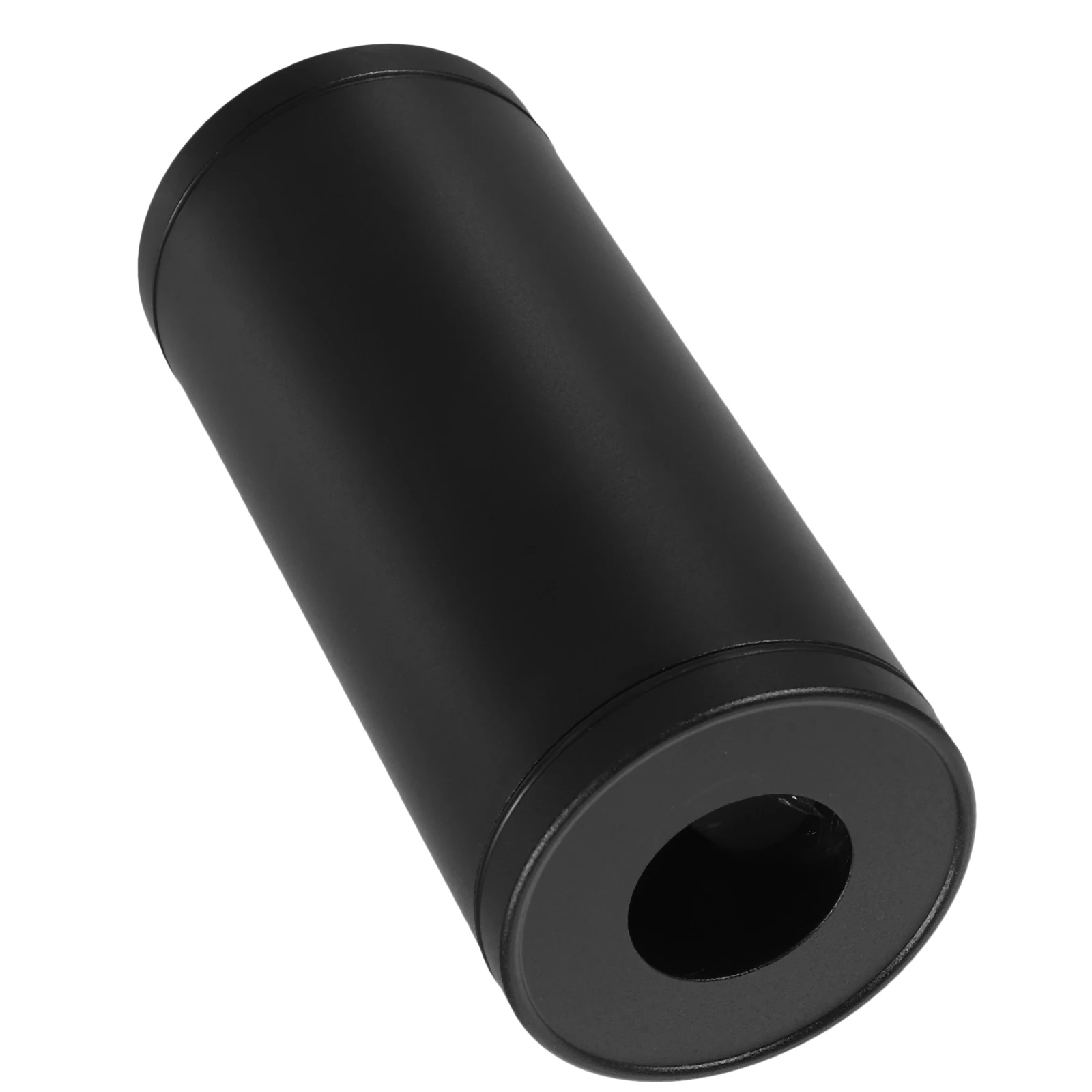 

Car Tissue Box Holder Aluminum Alloy Round Refillable Container Easy Installation Stylish Accessory Car Tissue Box Holder