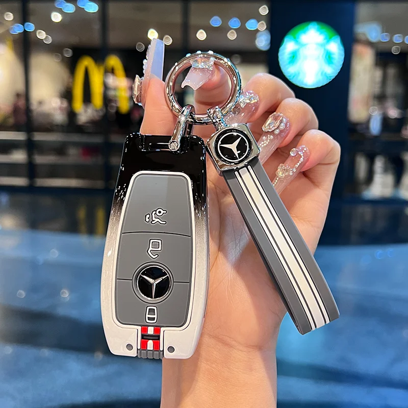 

Car Remote Key Case Cover Shell Fob For Mercedes Benz A C E S G GLC GLE GLS Class W177 W205 W213 W222 X167 G63 AMG Maybach