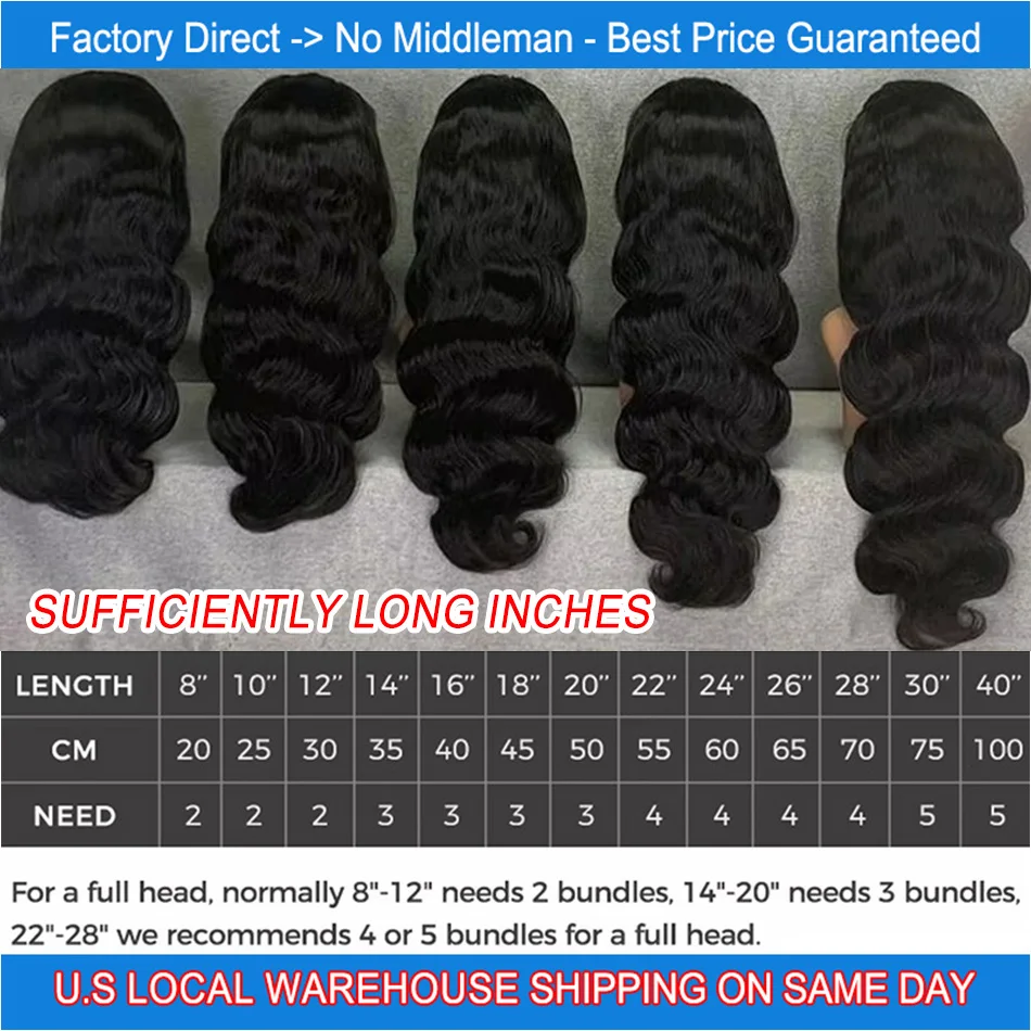 Body Wave Raw Virgin Vietnamese Human Hair Lace Front Wig — Transparent HD Lace, Glueless