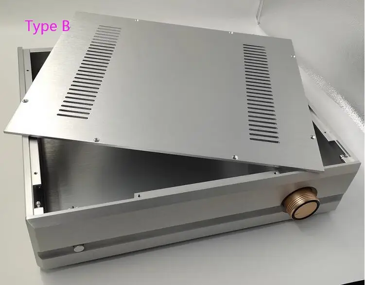 4392 هيكل مضخم الصوت من الألومنيوم بالكامل DIY Preamp Case DAC Decoder Box Shell