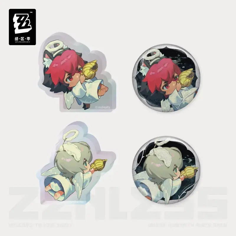 [Genuine] miHoYo Game Zenless Zone Zero Ukinami Manato Alice Anime Badge Ornament Collection Poster Mouse Pad Cosplay Xmas Gifts