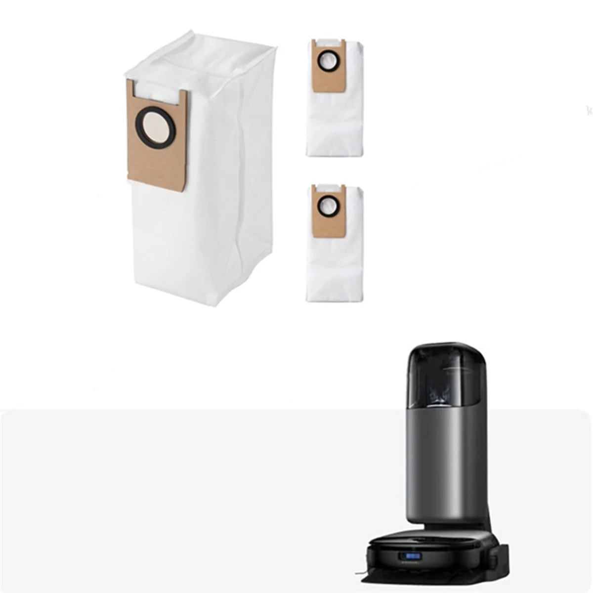 30 ชิ้นถุงเก็บฝุ่นสําหรับ Eufy S1 Pro Sweeper อุปกรณ์เสริมวัสดุสิ้นเปลืองถุงเก็บฝุ่นไม่ทอกระเป๋าอุปกรณ์กวาดเครื่องมือทําความสะอาด