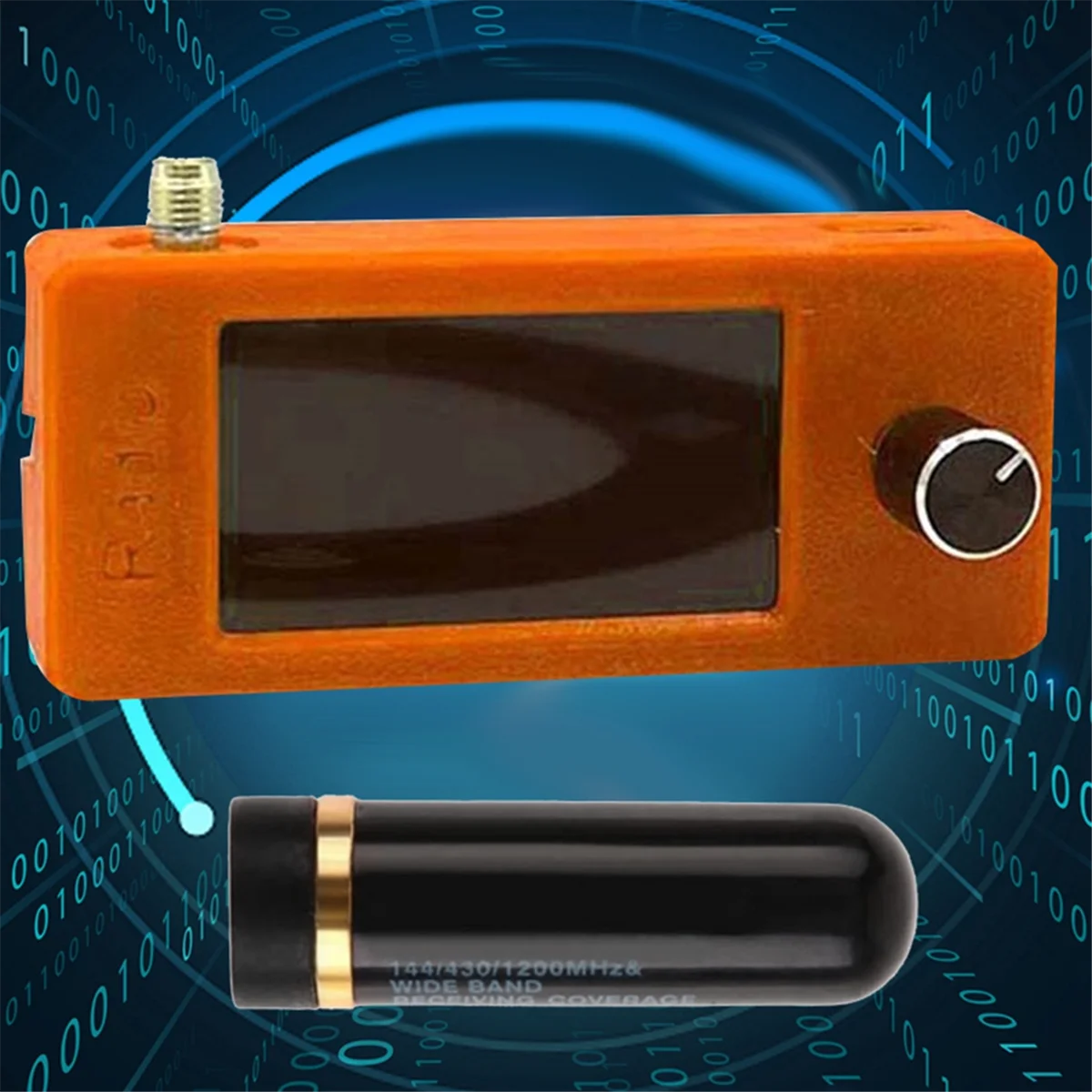 ASJQ-SI4732 Radio Receiver 0.5-108Mhz Portable Shortwave Radio Receiver All Band Radio Receiver HF SW MW VHF Mini Radio