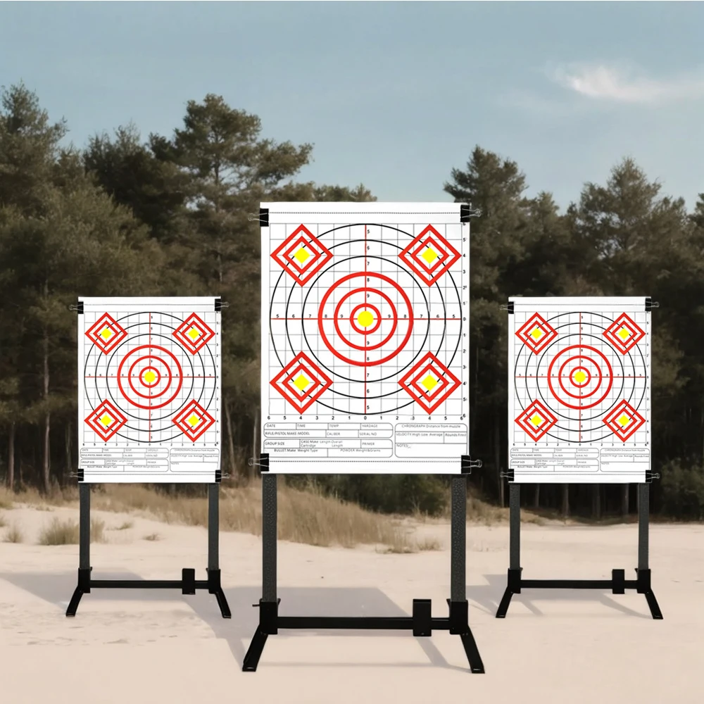 Papel diana multianillo para tiro deportivo – Arco y airsoft - imagen 2