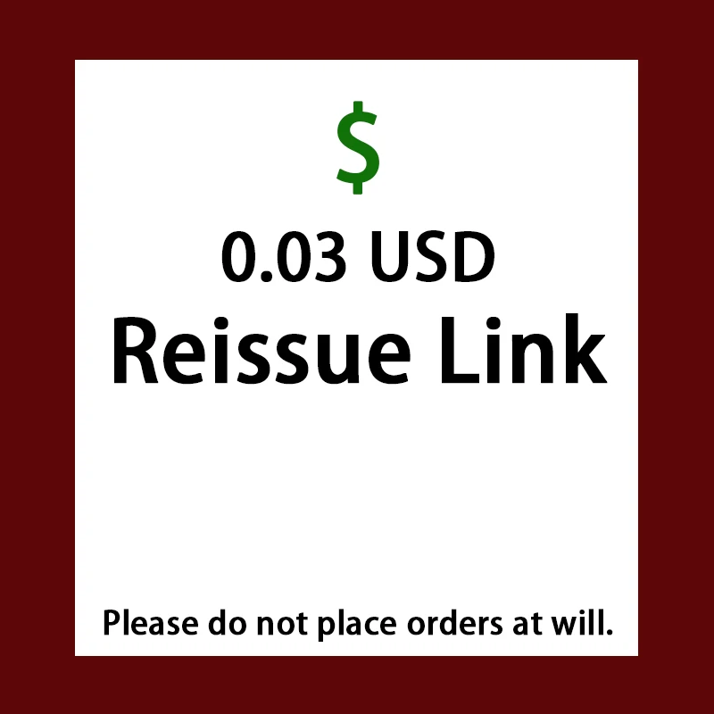 

2025 New 0.03 USD Special Resend Link Make Up The Postage Link