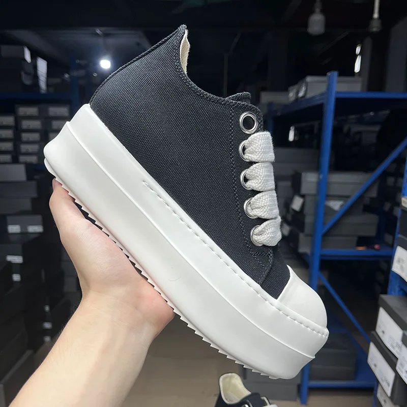 

Мужская повседневная парусиновая обувь, увеличивающая рост, кроссовки на шнуровке, женские кроссовки на толстой подошве