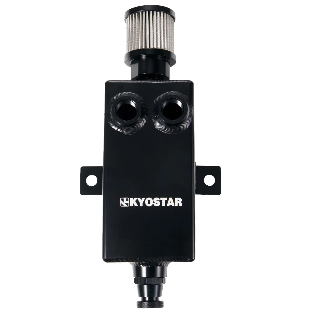 KYOSTAR Universal 10AN الألومنيوم 1L خزان التقاط الزيت يربك 12AN فلتر