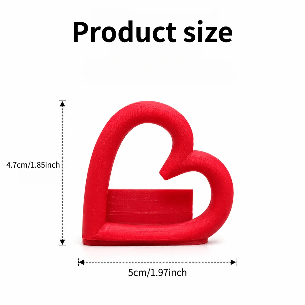 2pcs Heart-Shaped Photo Stands-for Organizing And Displaying Polaroid And Standard Photos, Adding Romance to Your Home And Desk