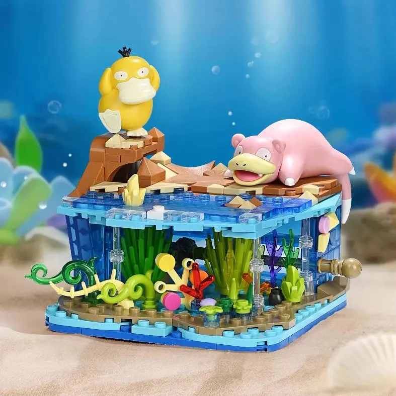 Pokemon Cartoon Pikachu Bausteine Bulbasaur Spielzeug Kinder montiert Modell Haustier Elf Kind Kinder Geschenk kompatibel mit Lego