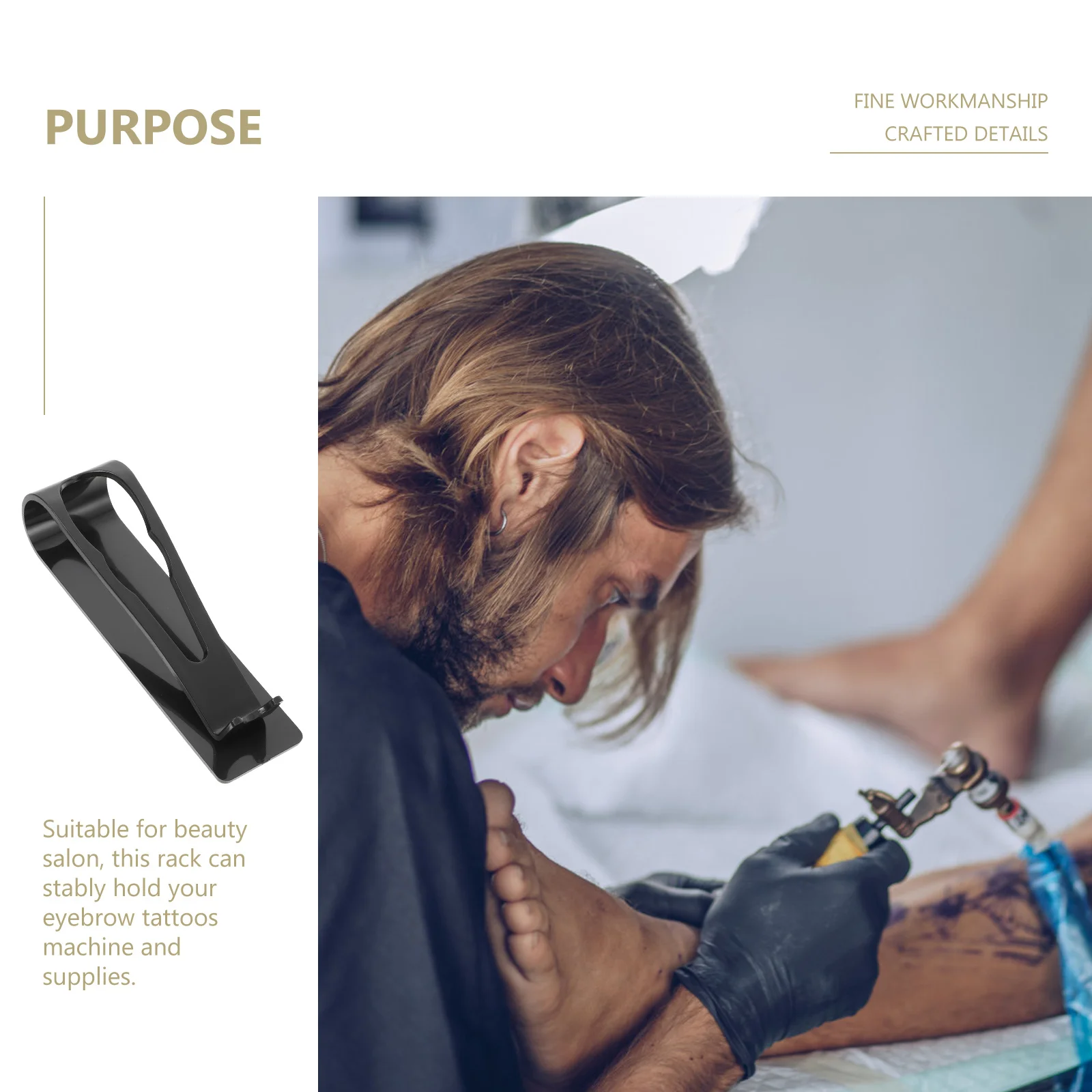 قسط الاكريليك الحاجب الوشم آلة عرض الرف صالون تجميل تخزين حامل مستقر دائم متعدد الوظائف شفافة #6