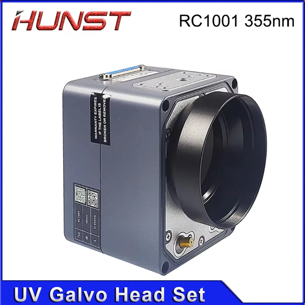 Hunst SINO-GALVO RC1001 UV Laser Scan Galvo Head Set 355nm Apeature 10mm Galvanometer Scanner مع مصدر الطاقة