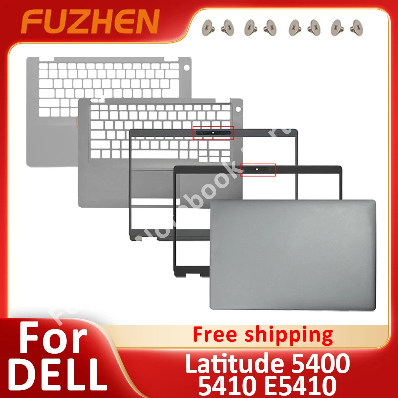 

NEW Replacement Laptops Case For DELL Latitude 5410 5411 E5410 LCD Back Cover Top Case Front Frame Palmrest Bottom Case 0NKPM7